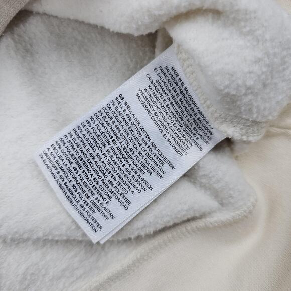The North Face Sweatshirt Womens Large Cream Crewneck Neutral Outdoor Layering - Picture 5 of 6